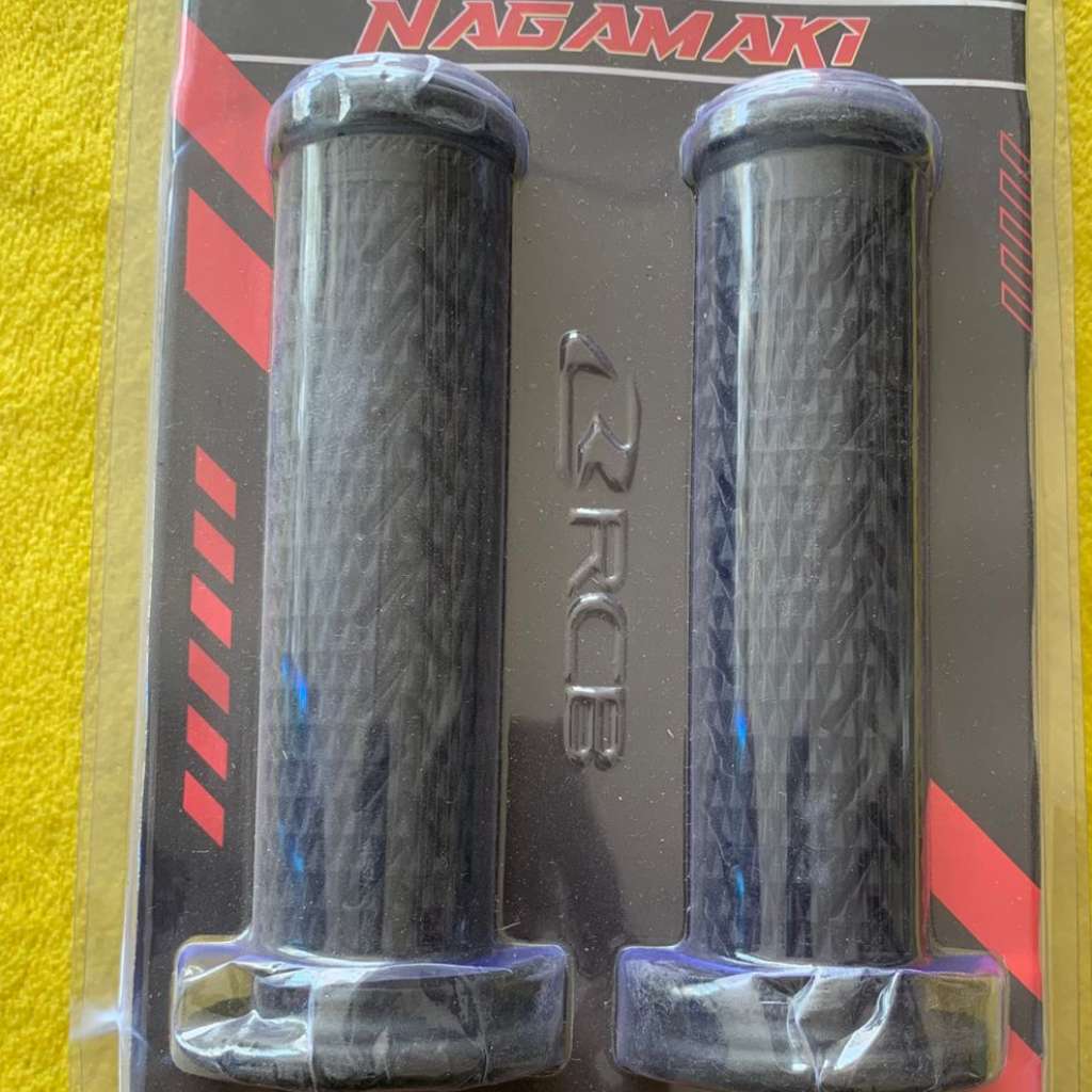 Nagamaki RCB Style Soft Rubber Handlebar Hand Grips Pair